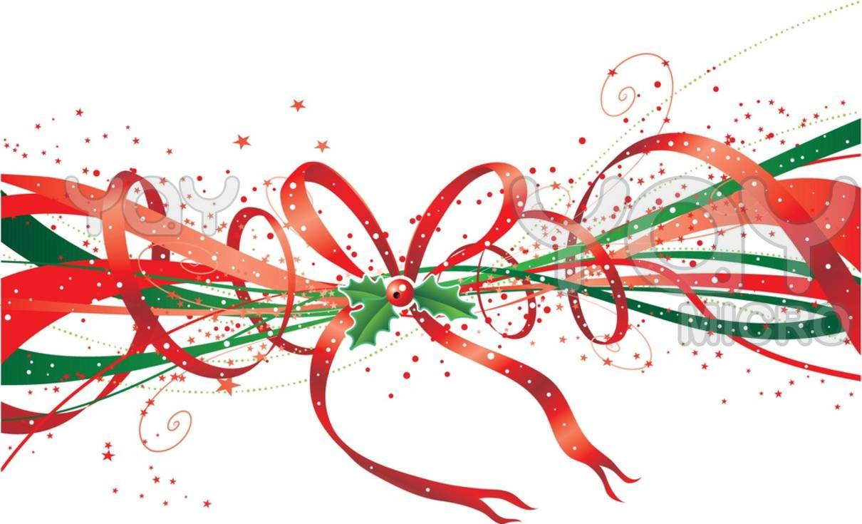 1210x735 Free Clipart Christmas Ribbon