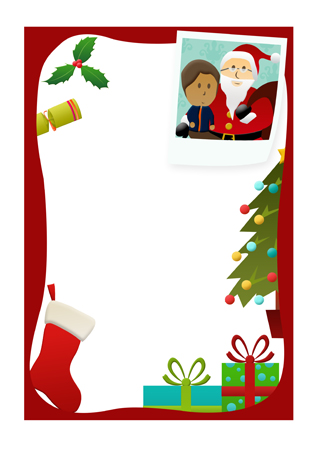 318x450 Letter To Santa Border For Christmas Fun For Christmas