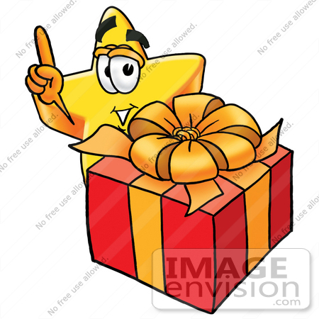 450x450 Cliprt Graphic Of Yellow Star Cartoon Character Standing By