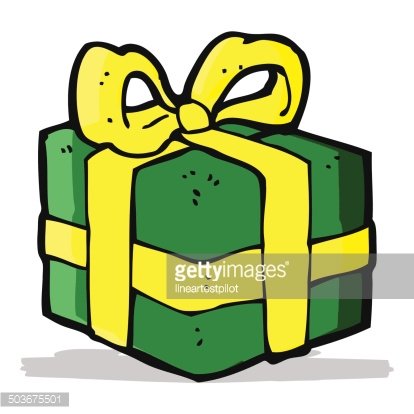 414x414 Cartoon Christmas Present Premium Clipart