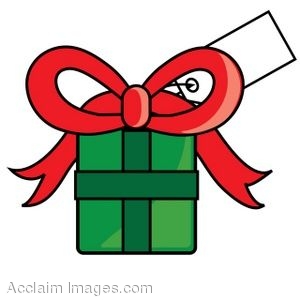 300x300 Clip Art Of A Christmas Present With A Gift Tag On It