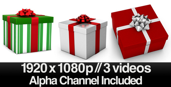 590x300 Christmas Present With Bow