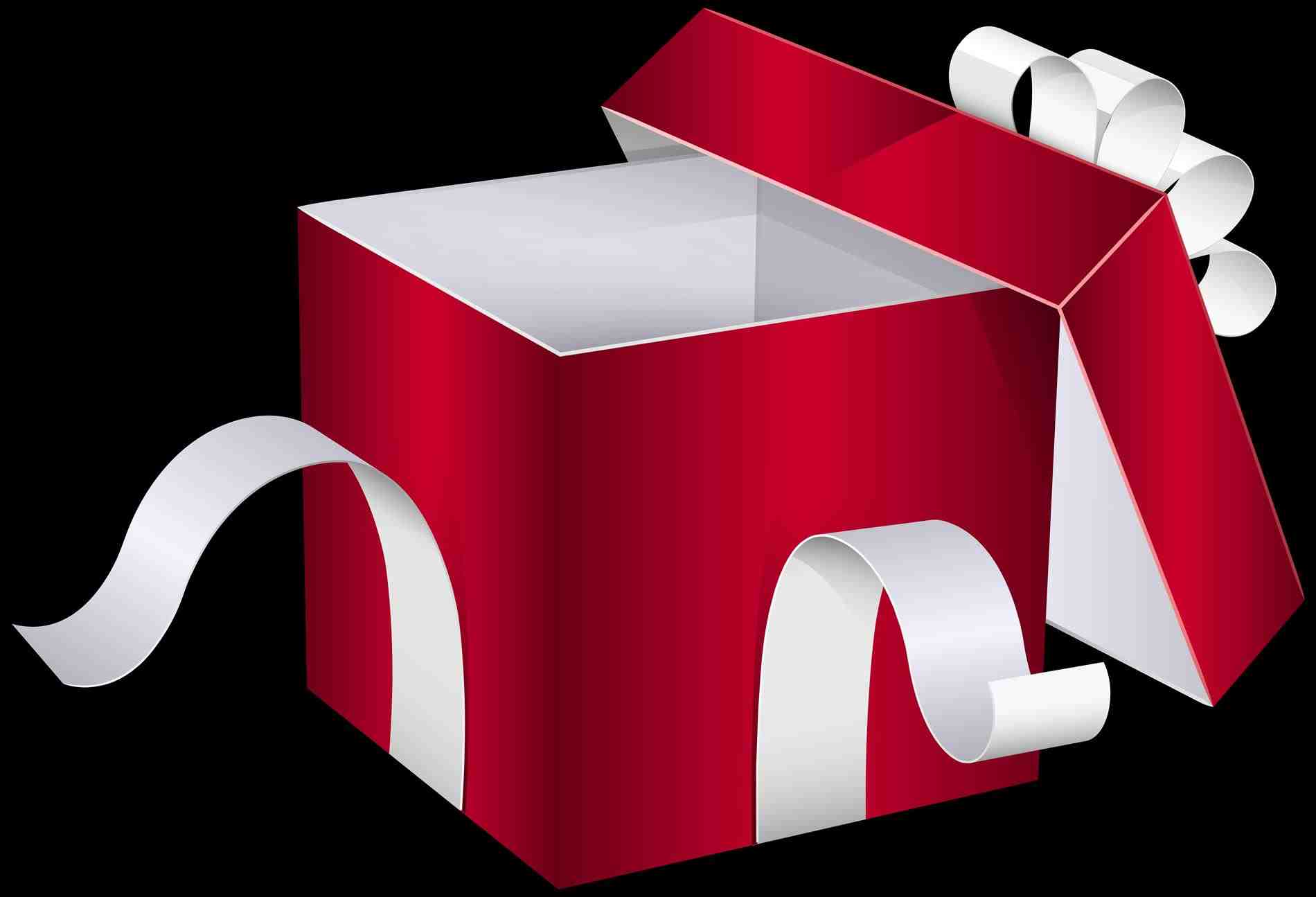1900x1295 Open Christmas Present Clipart Cheminee.website