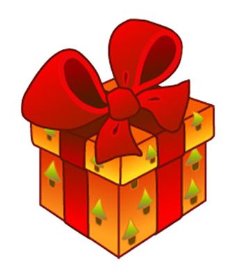 344x400 Christmas Gift Clipart