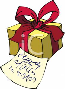 220x300 Note Next To A Christmas Present