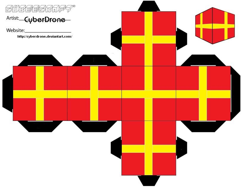 814x630 Small Christmas Present Gift Box Free Printable Papercraft Templates