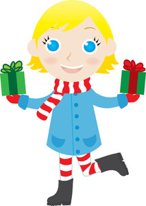 213x300 Free Christmas Presents Clip Art Image