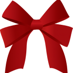 150x150 Red Christmas Bow Clipart Christmas Red Bow Free Download Clip Art