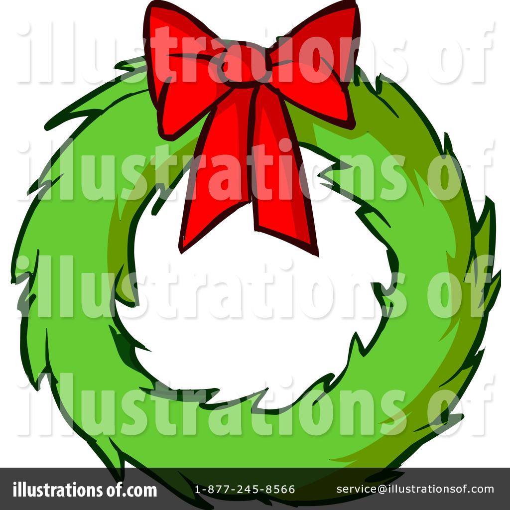 1024x1024 Christmas Wreath Clipart