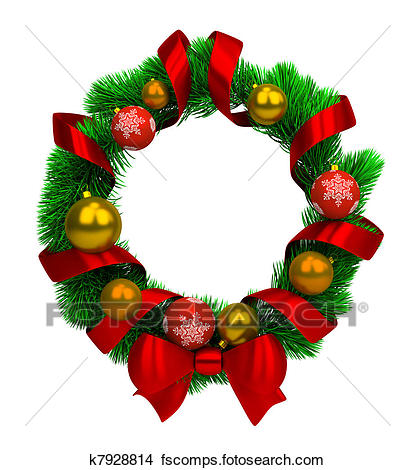 415x470 Drawings Of Christmas Wreath K7928814