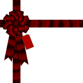 320x320 Transparent Background Christmas Ribbon Border Merry Christmas