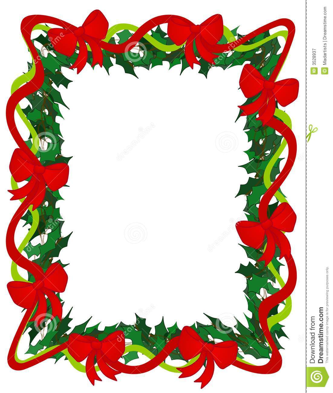 1101x1300 Christmas Ribbon Border Clipart Clipart Panda