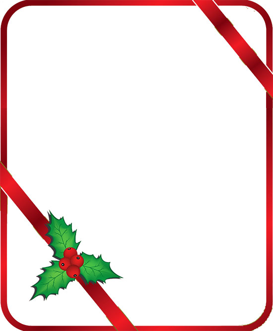 550x668 Free Christmas Borders