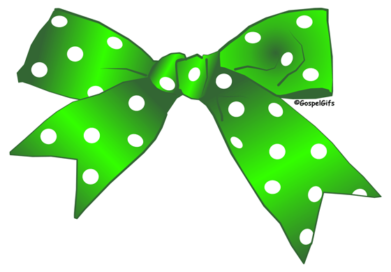 560x389 Green Ribbon Christmas Clipart