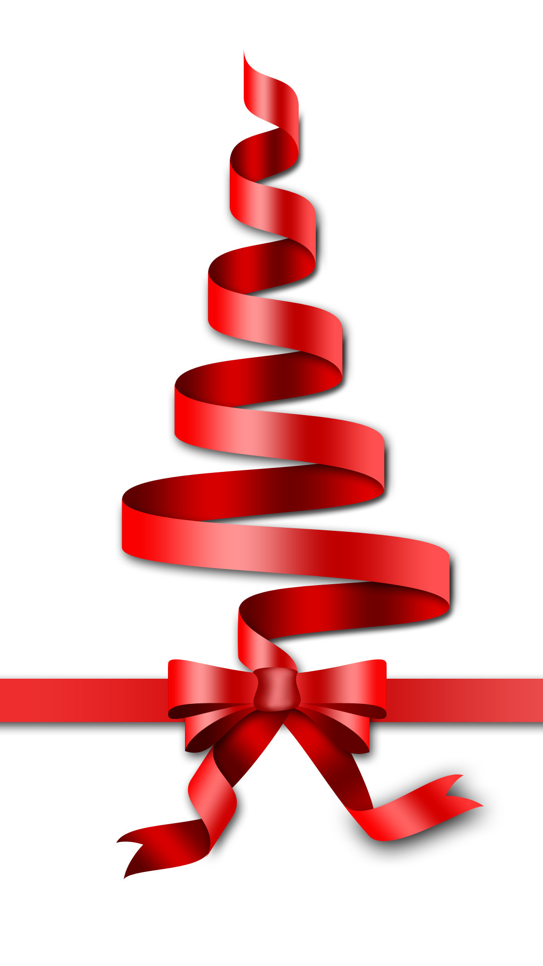 1080x1920 Interior Christmas Print Ribbon Gold Ribbon Plaid Christmas Tree