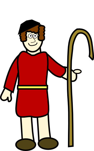 372x598 Young Shepherd Clipart