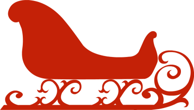 400x226 Free Clipart Christmas Sleigh