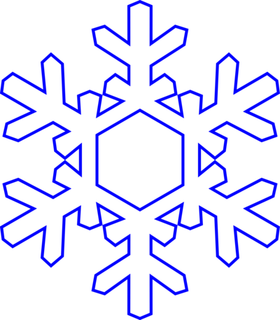 400x457 Snowflake Clipart Free Download