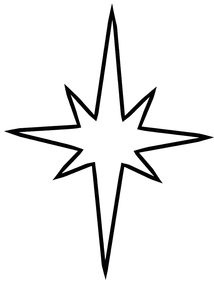 700x949 Best Photos Of Christmas Star Coloring Page Black Star Outline