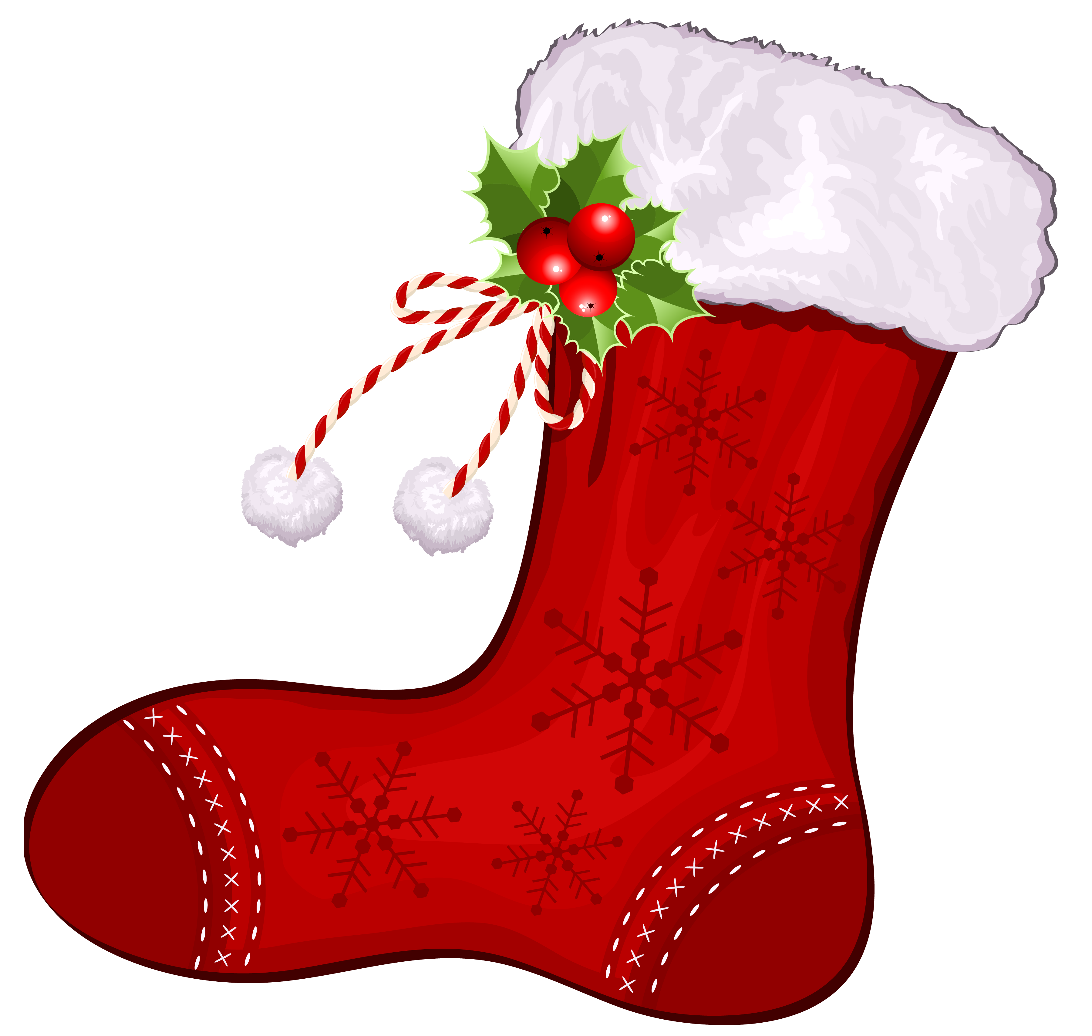 3600x3415 Large Transparent Christmas Red Stocking Png Clipartu200b Gallery