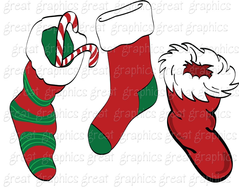 800x640 Free Christmas Stocking Clipart