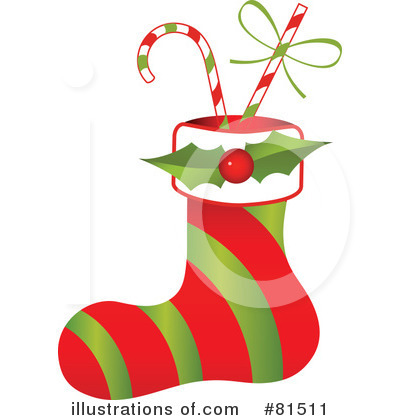 400x420 Christmas Stocking Clipart