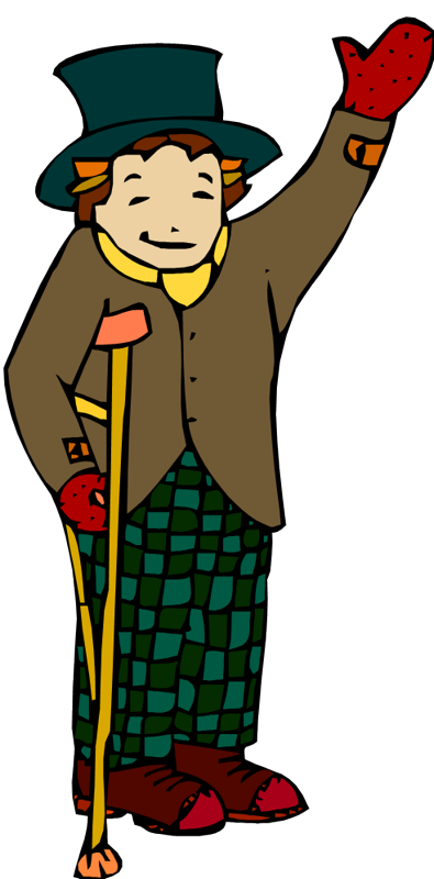 395x800 A Christmas Carol Clip Art