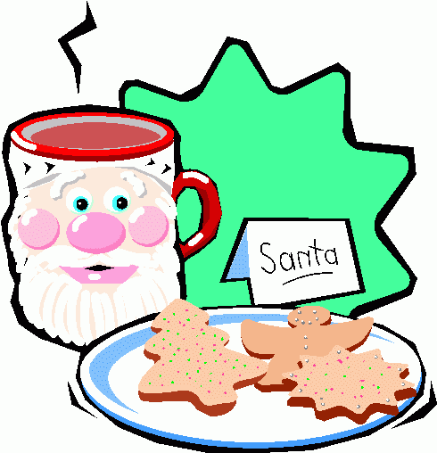 490x508 Milk Clipart Christmas Cookie