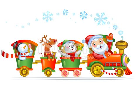 Christmas Train Clipart | Free download on ClipArtMag