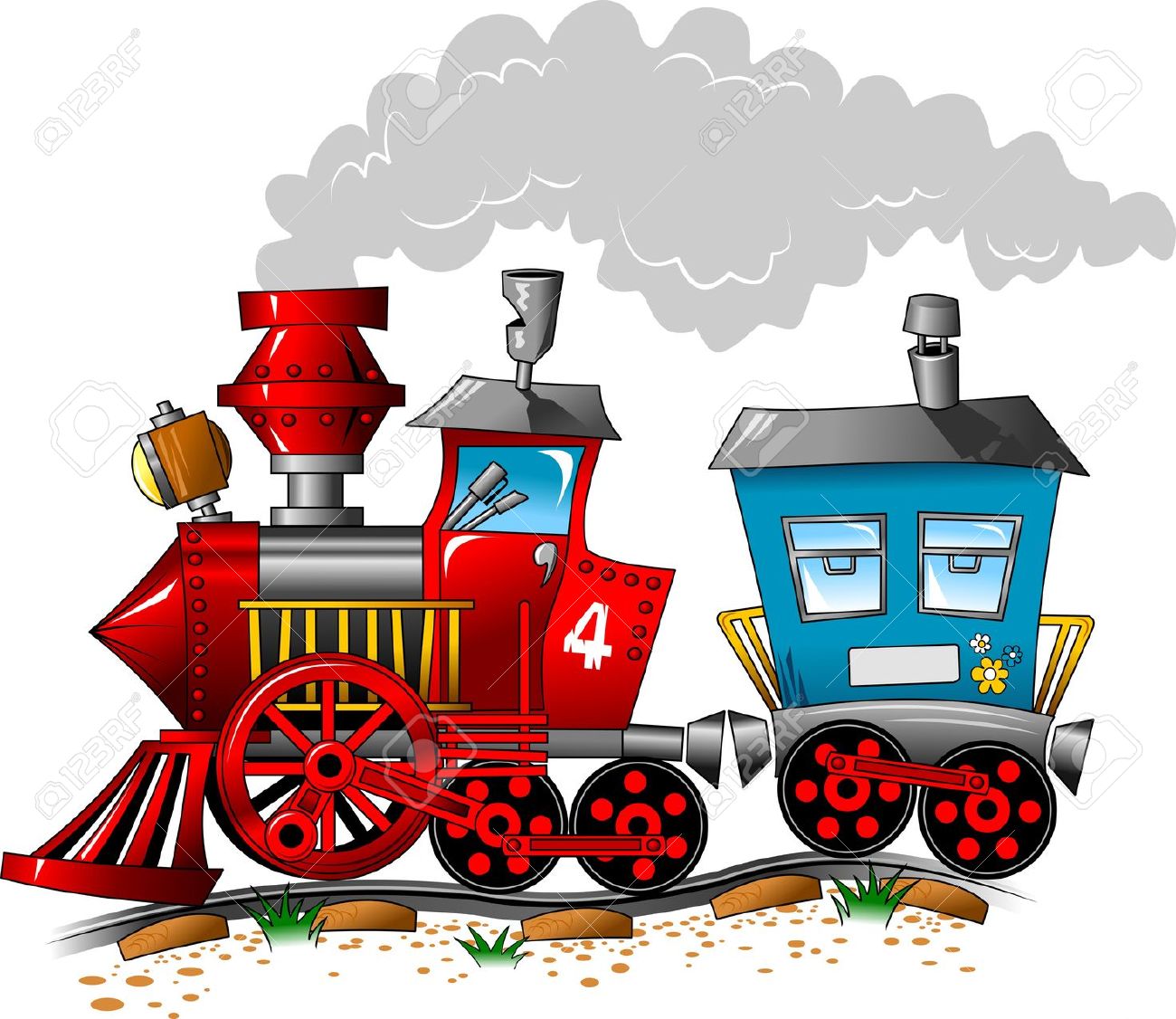 1300x1126 Train Cartoon Images, Stock Pictures, Royalty Free Train Cartoon