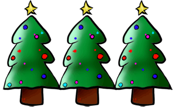 350x216 Christmas Tree Clip Art Borders Happy Holidays!