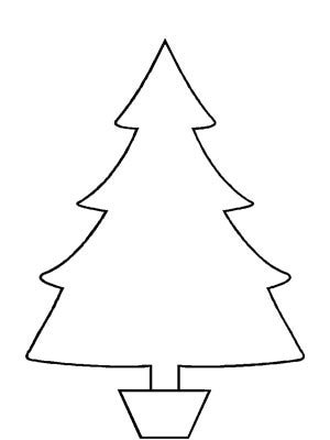 300x400 Christmas Tree Templates For Kids Snapchat