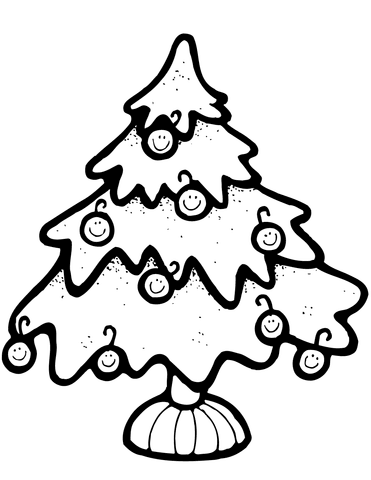 371x480 Christmas Tree Coloring Page Free Printable Coloring Pages