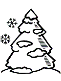 125x166 Christmas Trees Coloring Pages