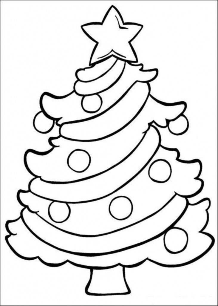 731x1024 Coloring Pages Christmas Trees