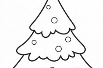 210x140 Christmas Tree Coloring Pages Free Christmas Tree To Color Free