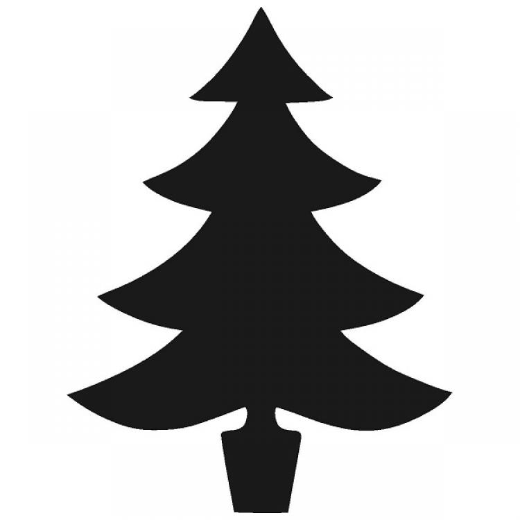 750x750 Christmas Tree Silhouette Free Download Clip Art Free Clip Art