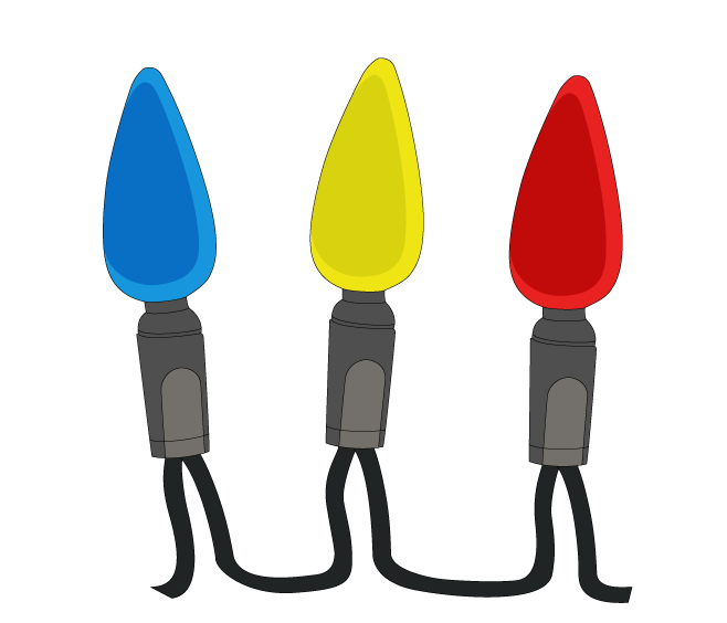 658x564 Christmas Lights Graphics