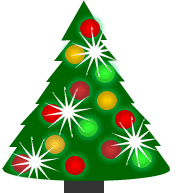 181x193 Light Clipart Christmas Tree