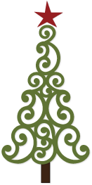 131x263 Christmas Tree Clipart Fancy