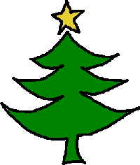 200x236 Free Clipart Christmas Tree Outline