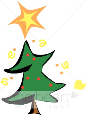 292x388 Cartoon Christmas Tree Clipart Wedding Christmas Tree Image