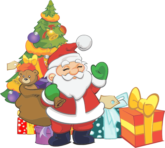 663x595 Santa Presents Cliparts 253575