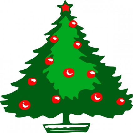 425x425 Free Christmas Tree Clipart Downloads