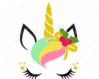 340x270 Christmas Unicorn Etsy