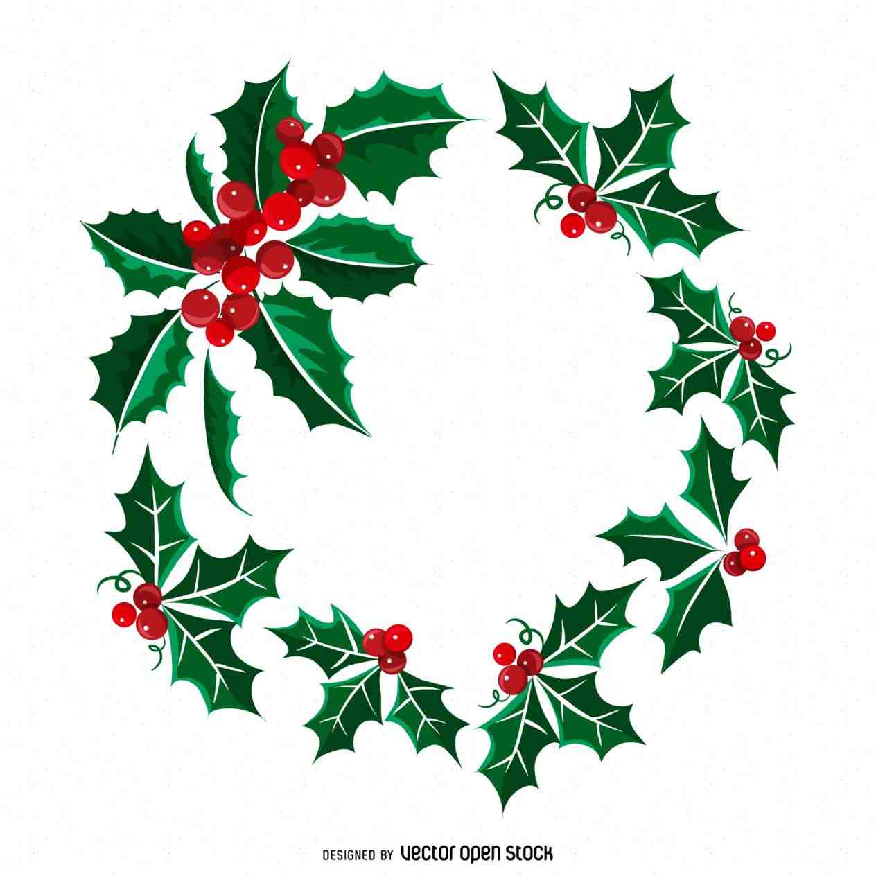 1264x1264 Christmas Wreath Silhouette Vector Cheminee.website