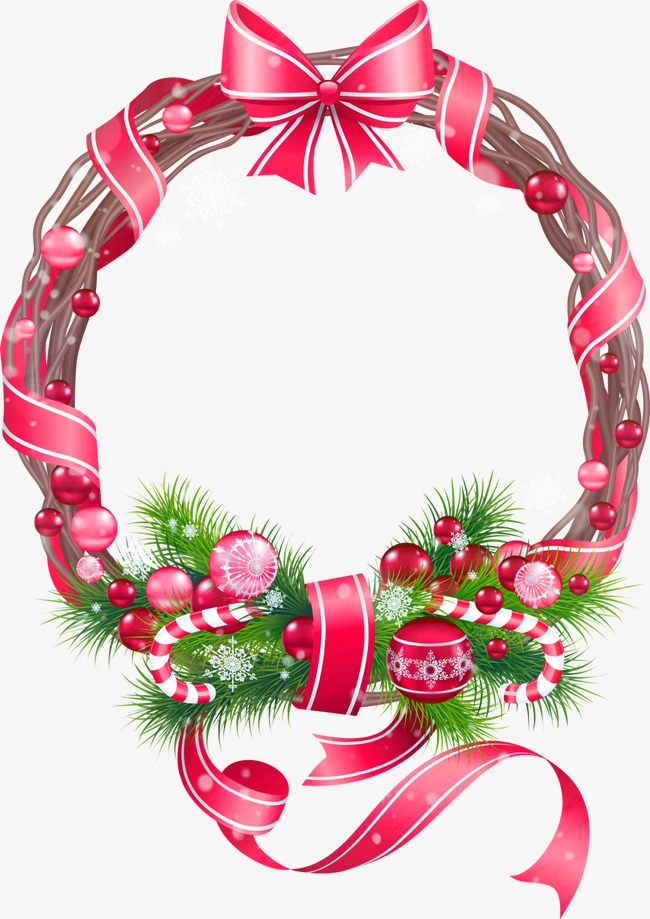 650x919 Christmas Wreath Png Images Vectors And Psd Files Free
