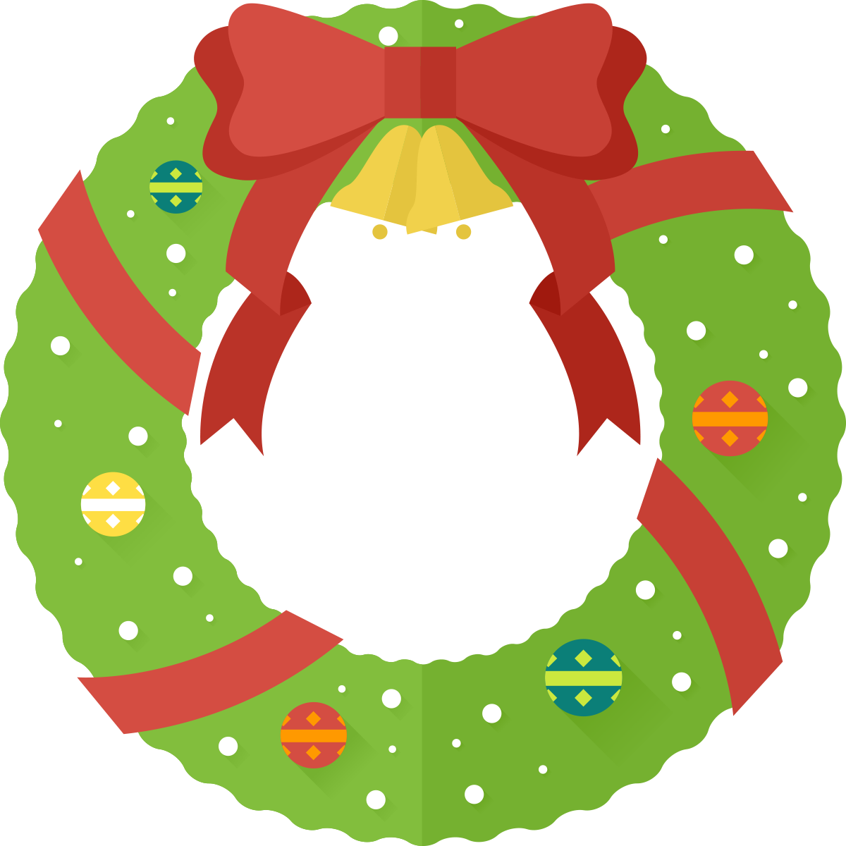 1200x1200 Christmas Wreath Clip Art Many Interesting Cliparts