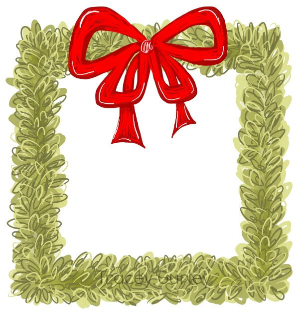 600x631 Boxwood Wreath Clip Art Watercolor Christmas Clip Art