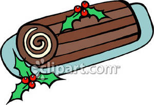 300x205 Chocolate Cake Clipart Christmas